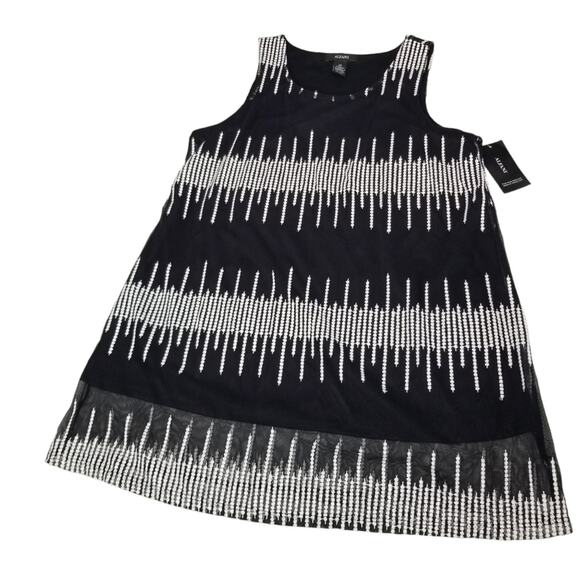 Alfani Tops - NWT Alfani Deep Black Dressy Tank Top Size XS